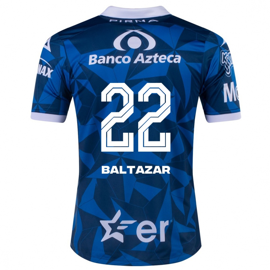 Moteriškas Carlos Baltazar #22 Mėlyna Išvykos Marškinėliai 2023/24 T-Shirt