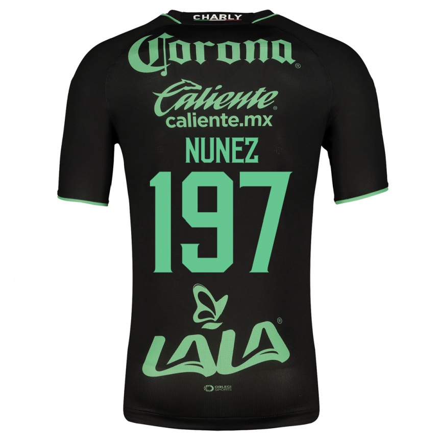Moteriškas Kevin Núñez #197 Juoda Išvykos Marškinėliai 2023/24 T-Shirt