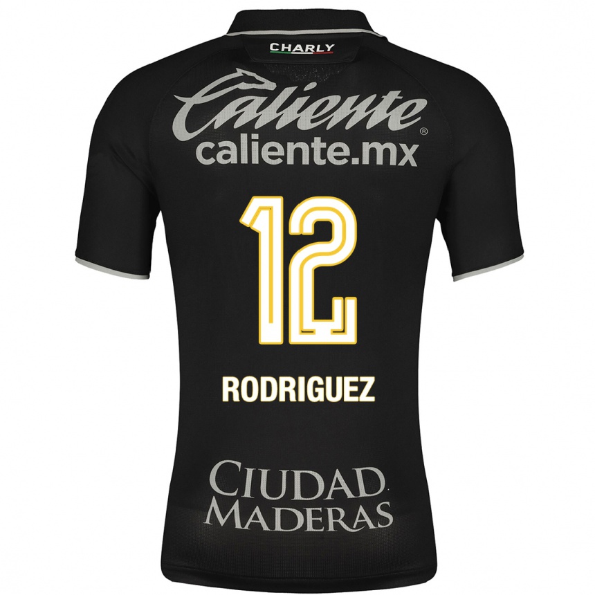 Moteriškas Lixy Rodríguez #12 Juoda Išvykos Marškinėliai 2023/24 T-Shirt