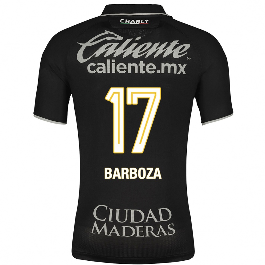 Moteriškas Marypaz Barboza #17 Juoda Išvykos Marškinėliai 2023/24 T-Shirt