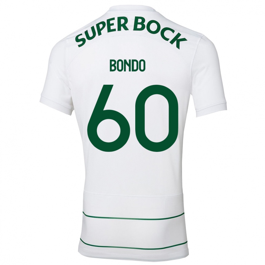 Moteriškas Pedro Bondo #60 Baltas Išvykos Marškinėliai 2023/24 T-Shirt