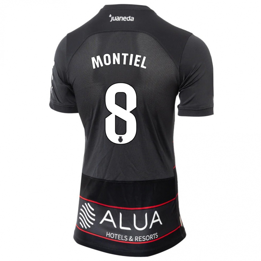 Moteriškas Luis Montiel #8 Juoda Išvykos Marškinėliai 2023/24 T-Shirt