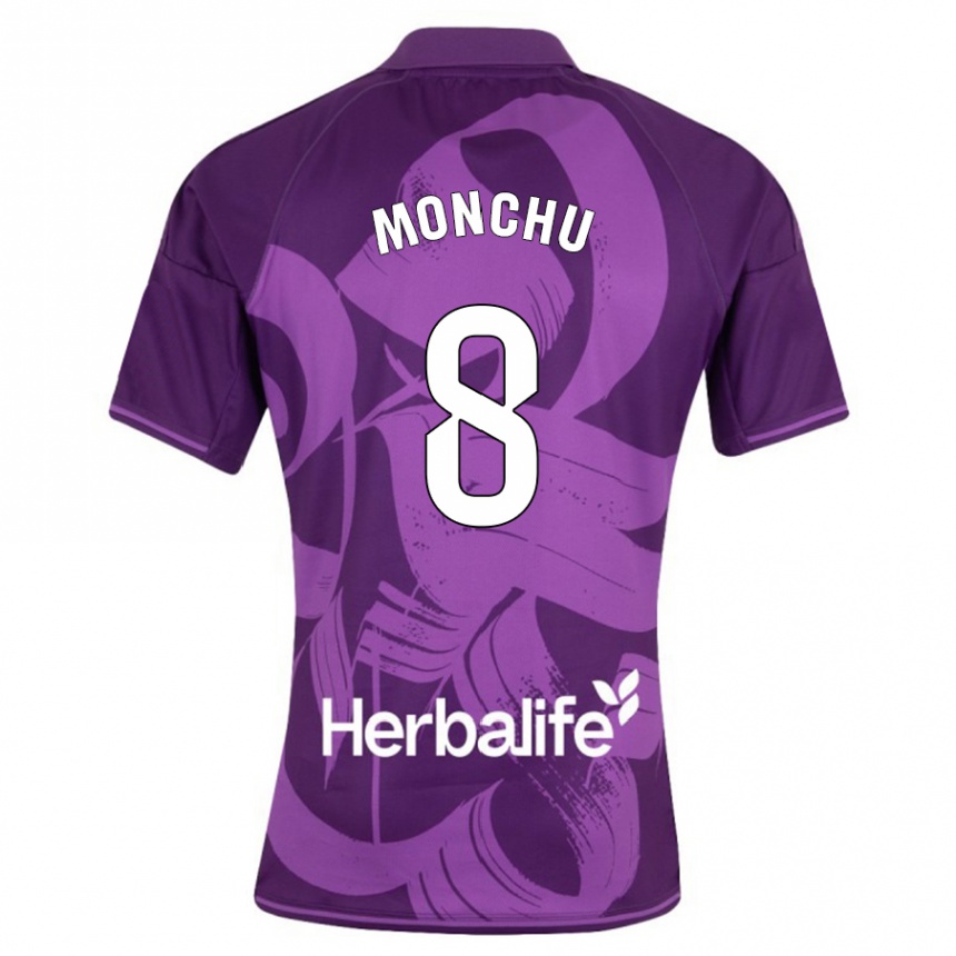 Moteriškas Monchu #8 Violetinė Išvykos Marškinėliai 2023/24 T-Shirt