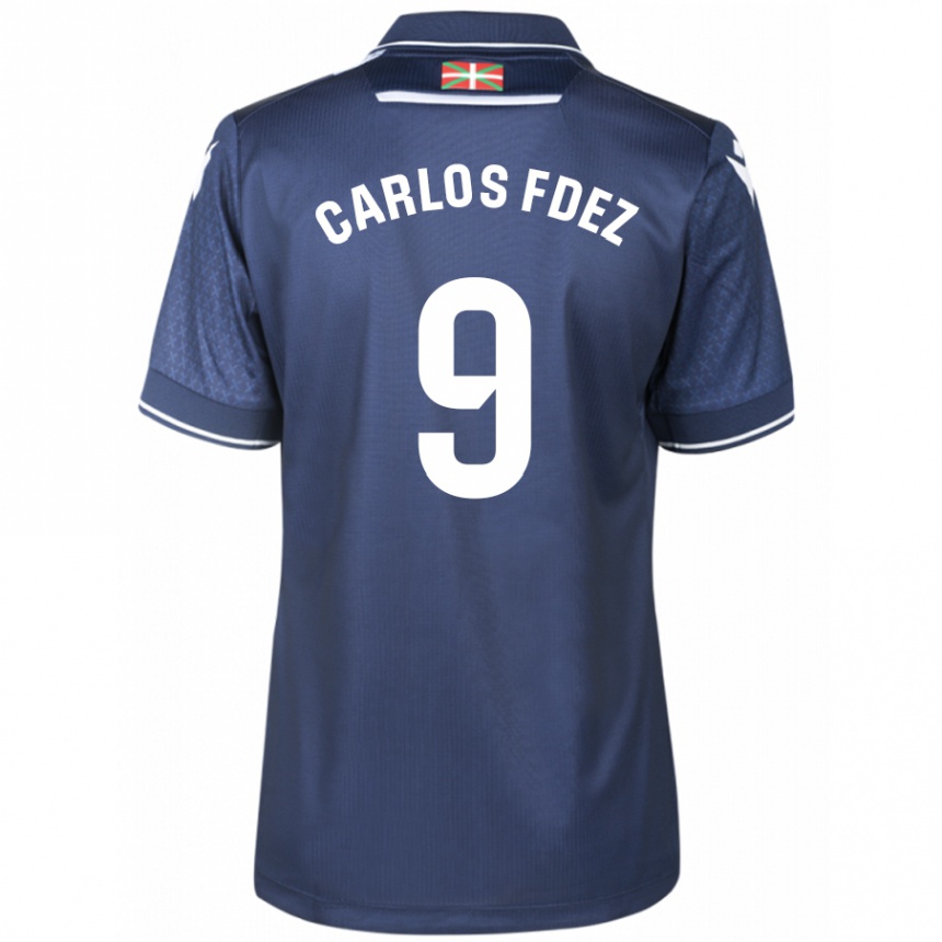 Moteriškas Carlos Fernández #9 Karinis Jūrų Laivynas Išvykos Marškinėliai 2023/24 T-Shirt