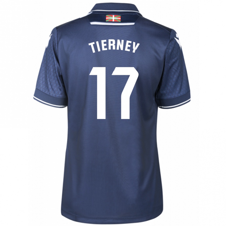 Moteriškas Kieran Tierney #17 Karinis Jūrų Laivynas Išvykos Marškinėliai 2023/24 T-Shirt