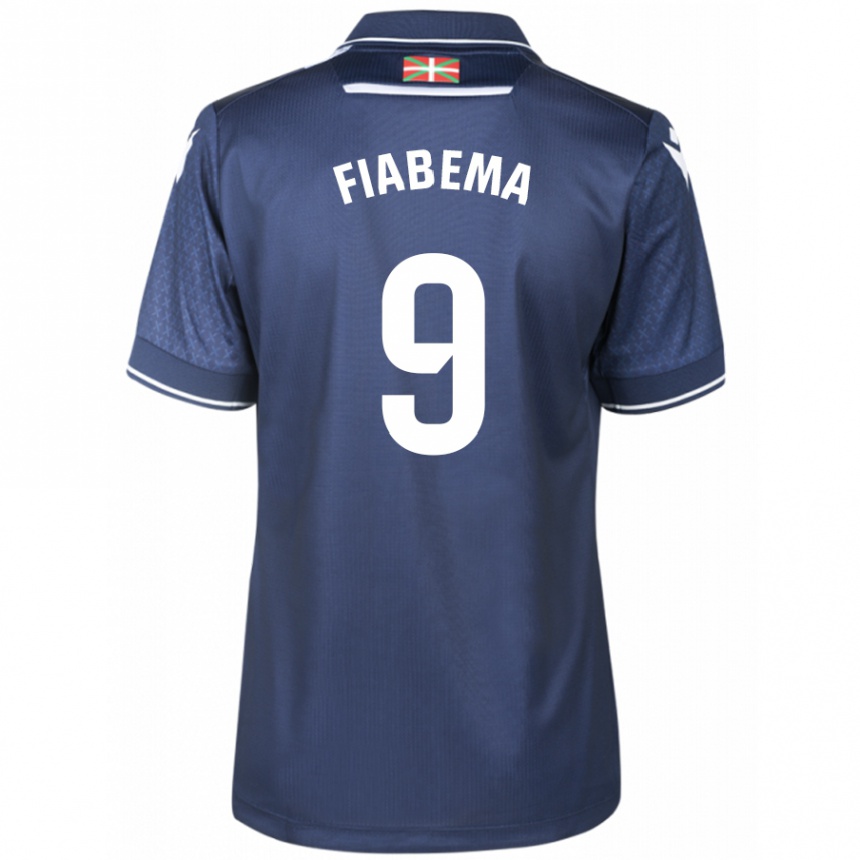 Moteriškas Bryan Fiabema #9 Karinis Jūrų Laivynas Išvykos Marškinėliai 2023/24 T-Shirt