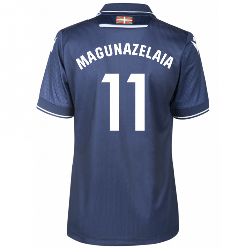 Moteriškas Jon Magunazelaia #11 Karinis Jūrų Laivynas Išvykos Marškinėliai 2023/24 T-Shirt