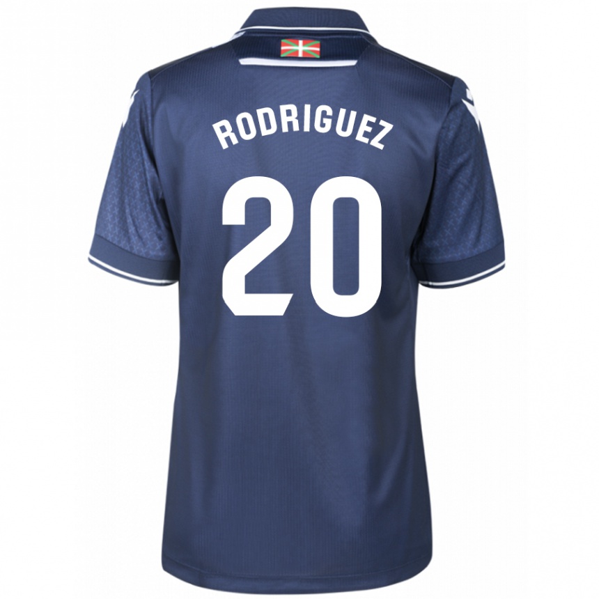 Moteriškas Mikel Rodriguez #20 Karinis Jūrų Laivynas Išvykos Marškinėliai 2023/24 T-Shirt