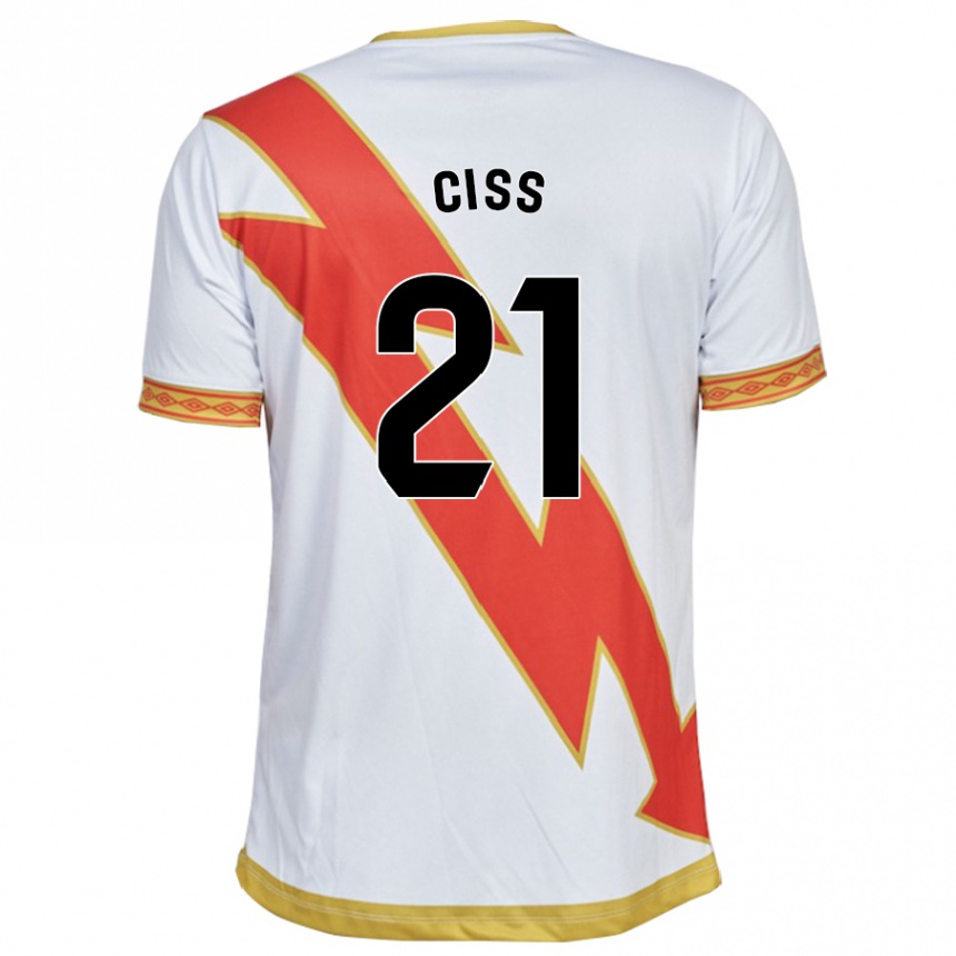 Vaikiškas Pathé Ciss #21 Baltas Namų Marškinėliai 2023/24 T-Shirt