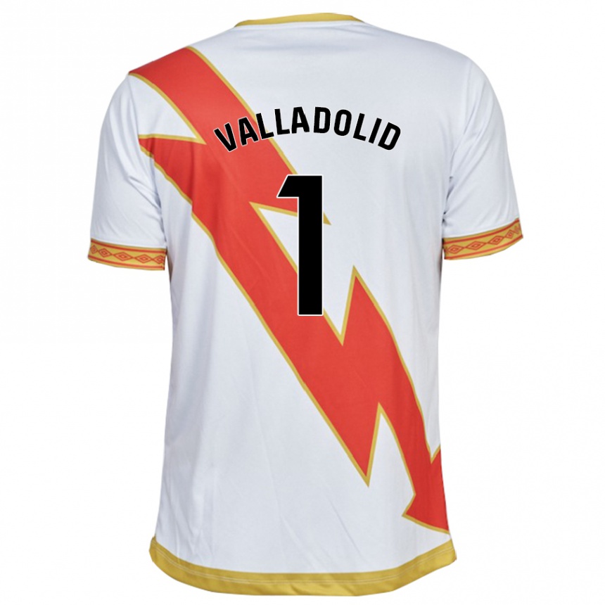 Vaikiškas Miriam Valladolid Sánchez #1 Baltas Namų Marškinėliai 2023/24 T-Shirt