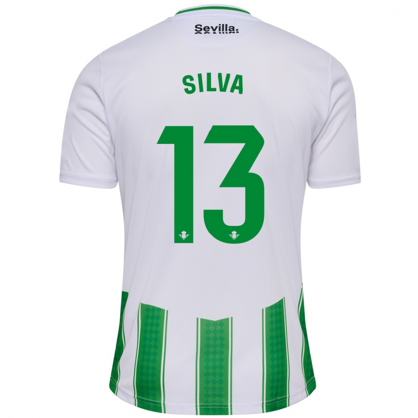 Vaikiškas Rui Silva #13 Baltas Namų Marškinėliai 2023/24 T-Shirt