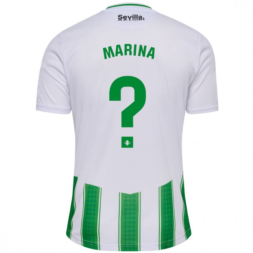 Vaikiškas Rodrigo Marina #0 Baltas Namų Marškinėliai 2023/24 T-Shirt