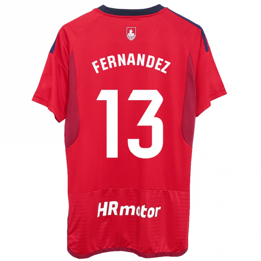 Vaikiškas Aitor Fernández #13 Raudona Namų Marškinėliai 2023/24 T-Shirt