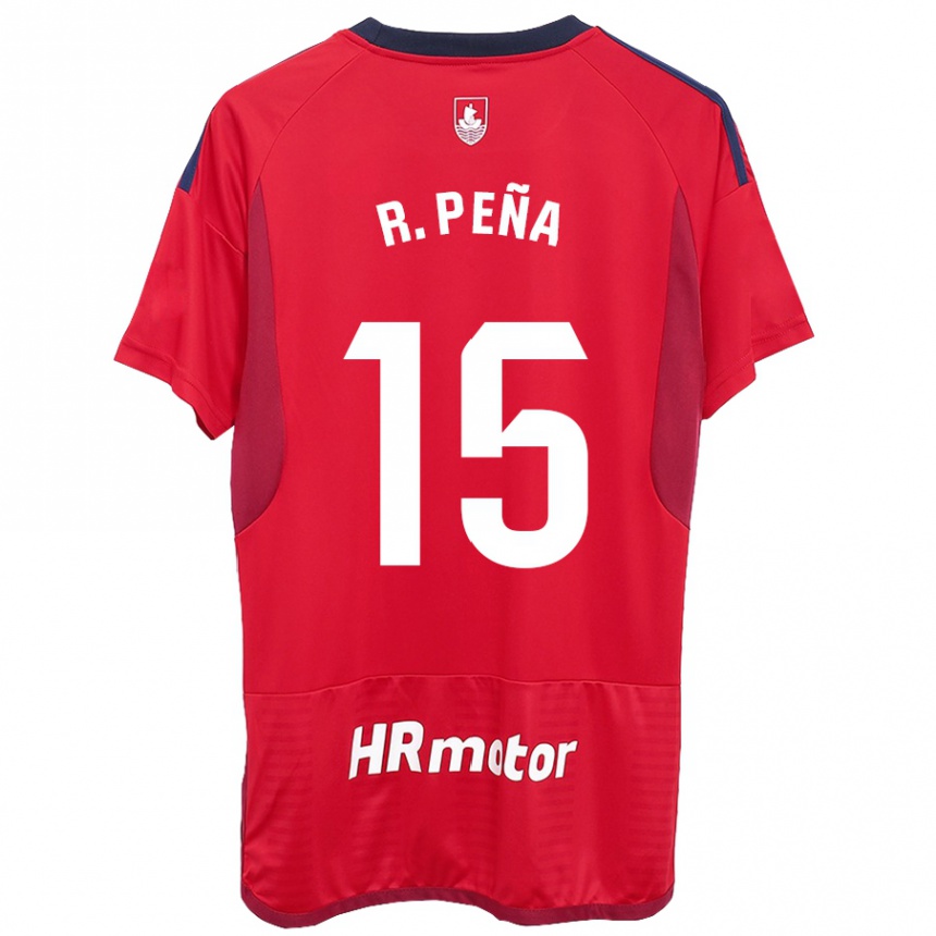 Vaikiškas Rubén Peña #15 Raudona Namų Marškinėliai 2023/24 T-Shirt