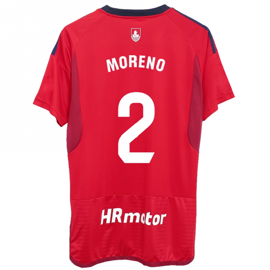 Vaikiškas Jorge Moreno #27 Raudona Namų Marškinėliai 2023/24 T-Shirt