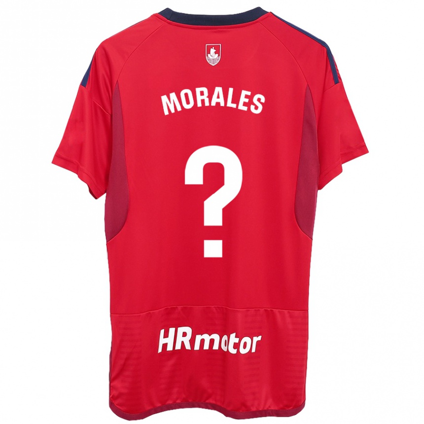 Vaikiškas Anai Morales #0 Raudona Namų Marškinėliai 2023/24 T-Shirt