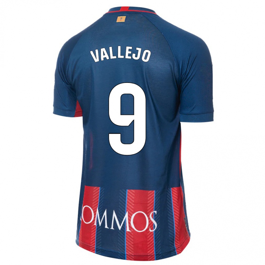 Vaikiškas Hugo Vallejo #9 Karinis Jūrų Laivynas Namų Marškinėliai 2023/24 T-Shirt