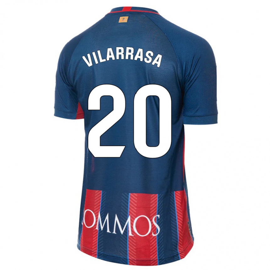 Vaikiškas Ignasi Vilarrasa #20 Karinis Jūrų Laivynas Namų Marškinėliai 2023/24 T-Shirt