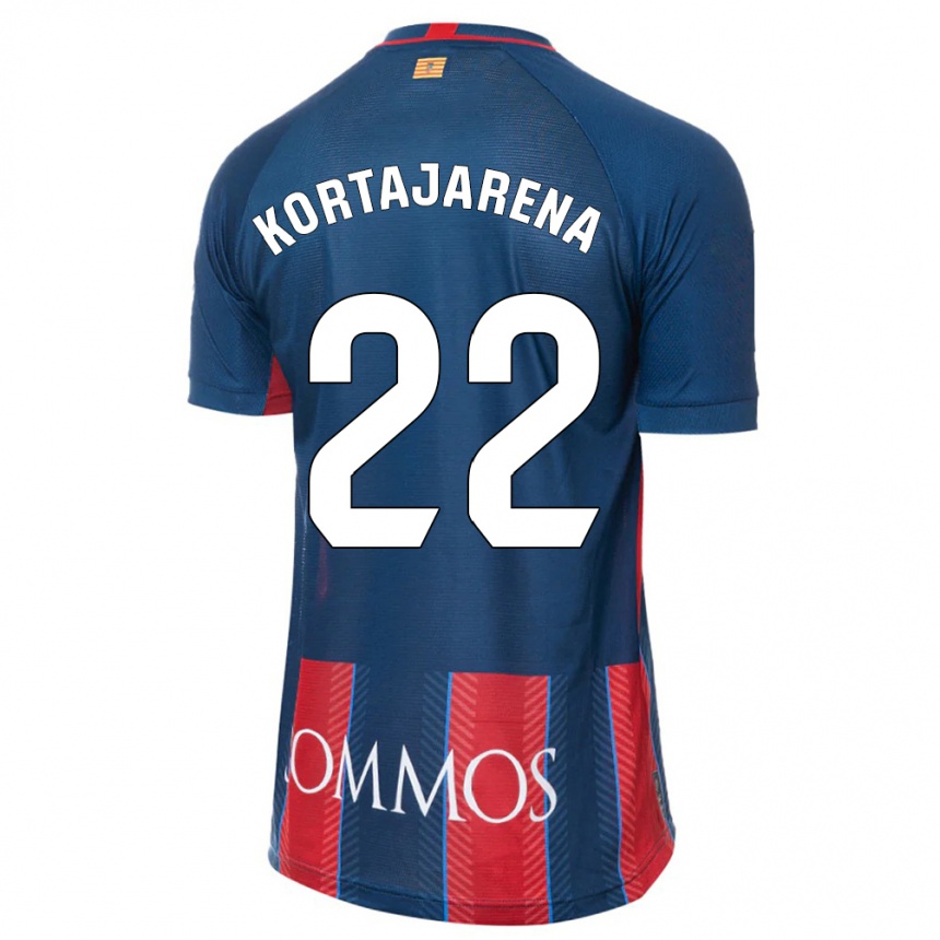 Vaikiškas Iker Kortajarena #22 Karinis Jūrų Laivynas Namų Marškinėliai 2023/24 T-Shirt