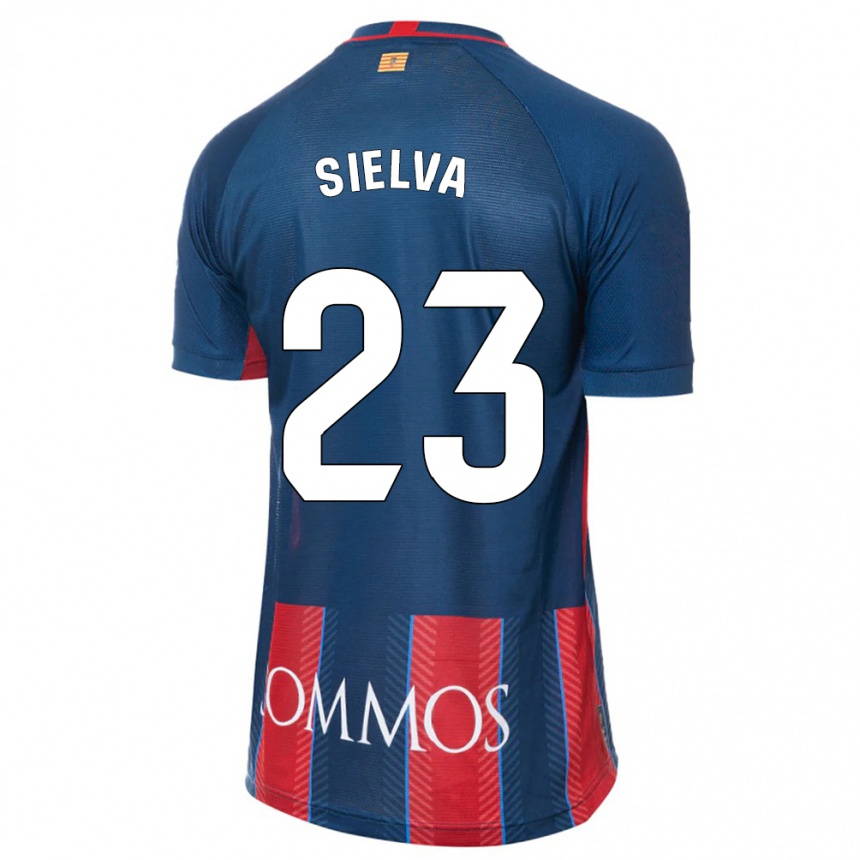 Vaikiškas Óscar Sielva #23 Karinis Jūrų Laivynas Namų Marškinėliai 2023/24 T-Shirt