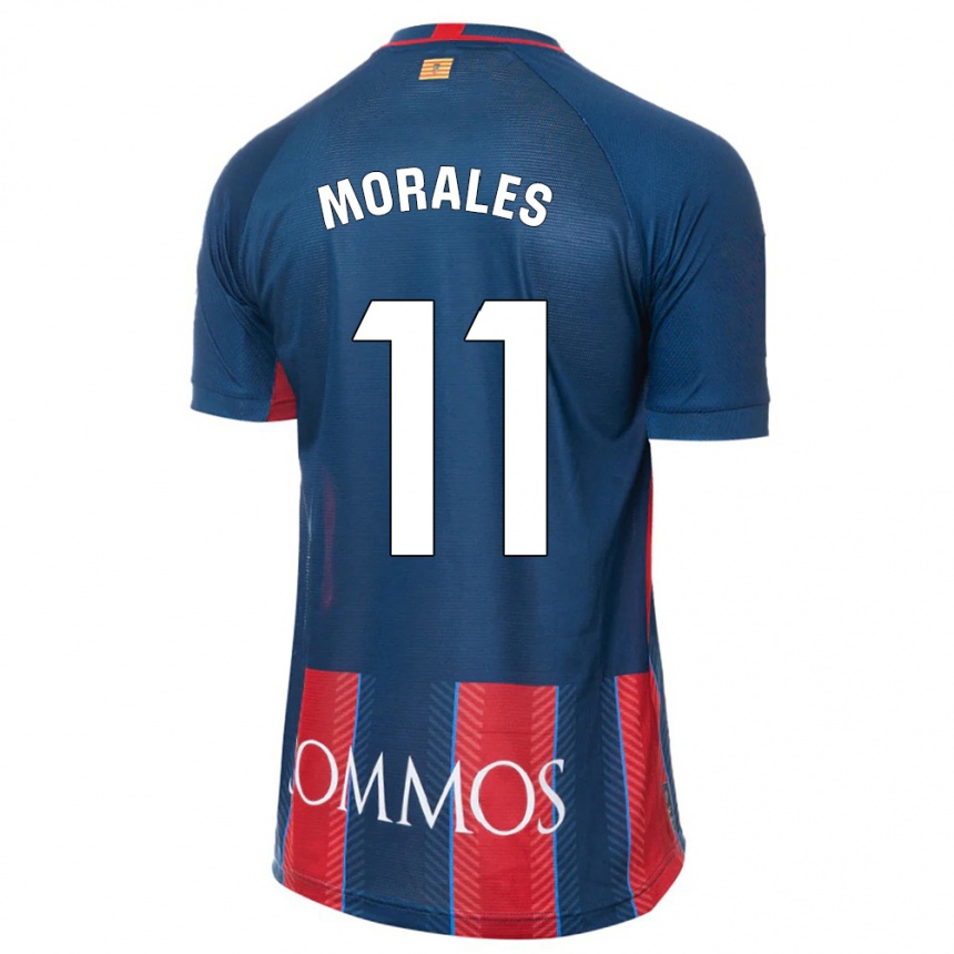 Vaikiškas Carolina Morales #11 Karinis Jūrų Laivynas Namų Marškinėliai 2023/24 T-Shirt