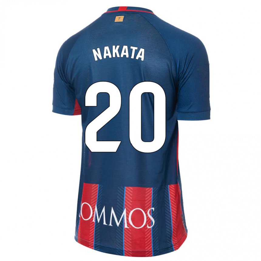 Vaikiškas Yuki Nakata #20 Karinis Jūrų Laivynas Namų Marškinėliai 2023/24 T-Shirt