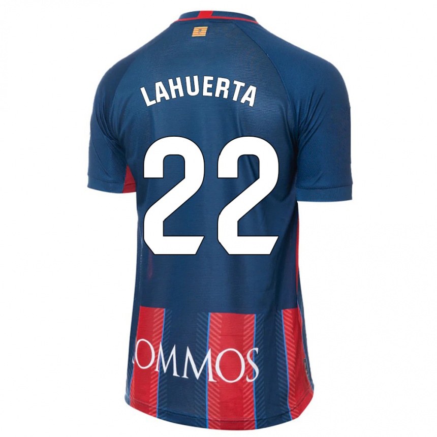 Vaikiškas Gema Lahuerta #22 Karinis Jūrų Laivynas Namų Marškinėliai 2023/24 T-Shirt