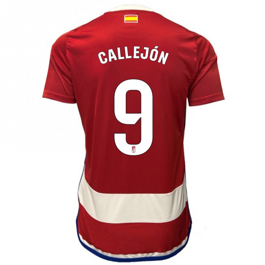 Vaikiškas José Callejón #9 Raudona Namų Marškinėliai 2023/24 T-Shirt