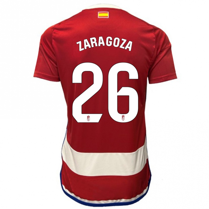 Vaikiškas Bryan Zaragoza #26 Raudona Namų Marškinėliai 2023/24 T-Shirt