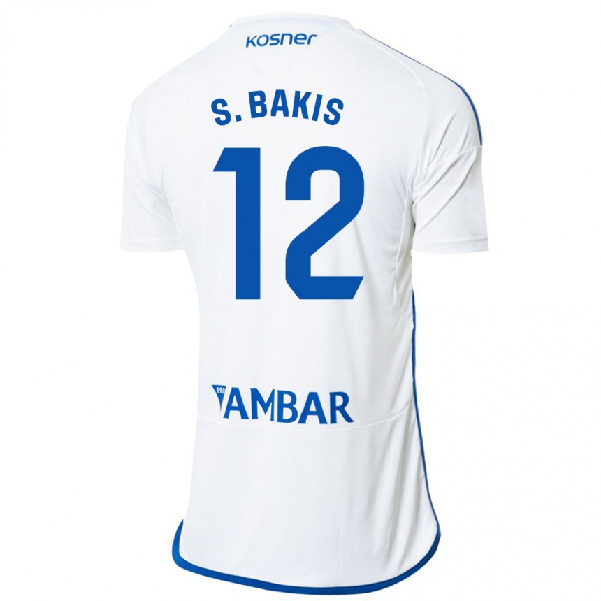 Vaikiškas Sinan Bakış #12 Baltas Namų Marškinėliai 2023/24 T-Shirt