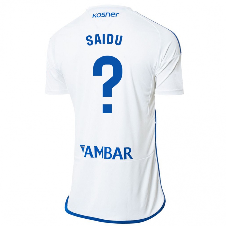 Vaikiškas Yussif Saidu #0 Baltas Namų Marškinėliai 2023/24 T-Shirt