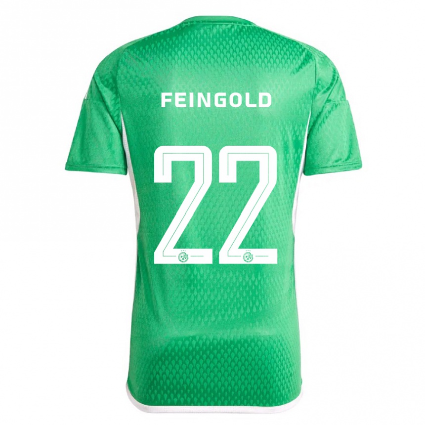 Vaikiškas Ilay Feingold #22 Balta Mėlyna Namų Marškinėliai 2023/24 T-Shirt