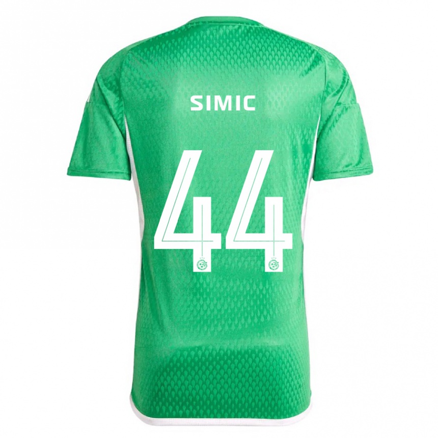 Vaikiškas Lorenco Simic #44 Balta Mėlyna Namų Marškinėliai 2023/24 T-Shirt