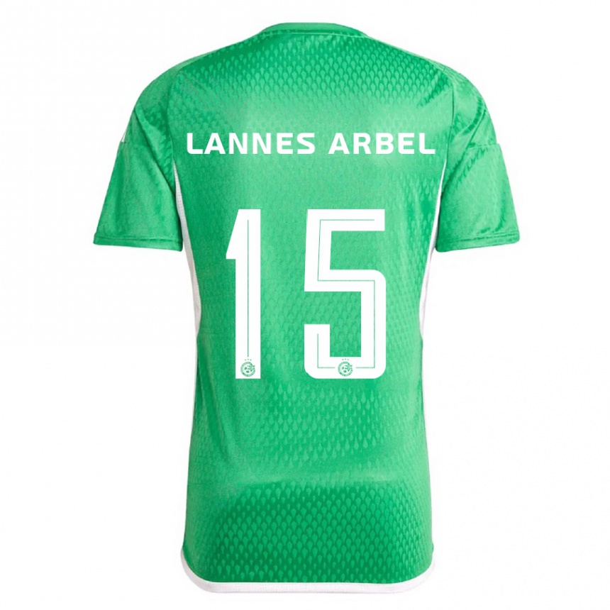 Vaikiškas Tomer Lannes Arbel #15 Balta Mėlyna Namų Marškinėliai 2023/24 T-Shirt