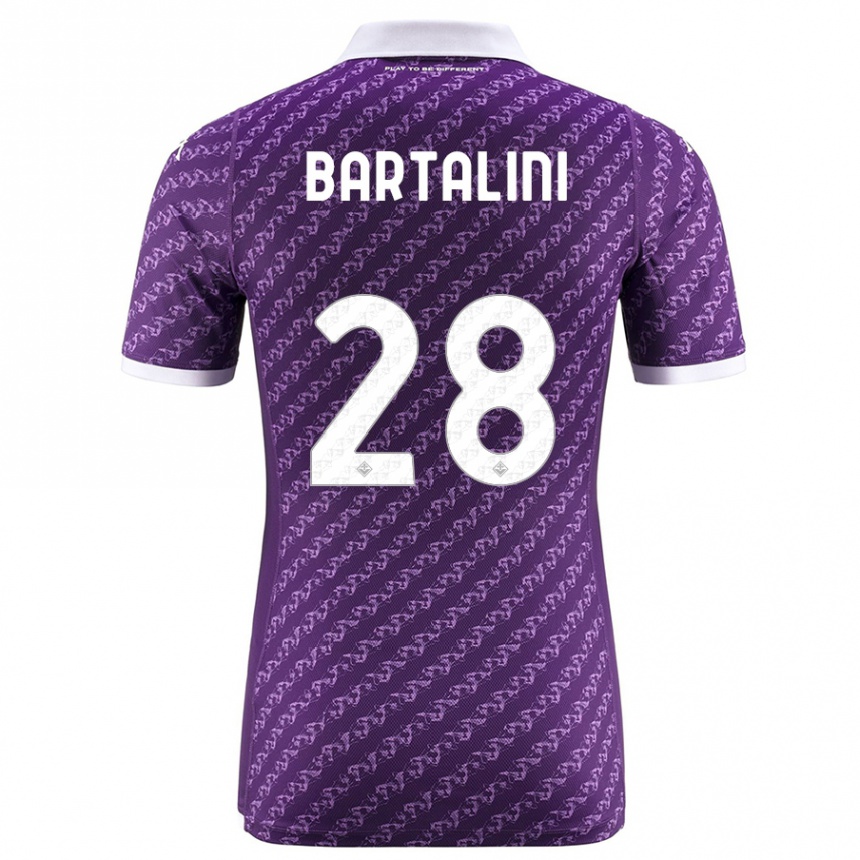 Vaikiškas Viola Bartalini #28 Violetinė Namų Marškinėliai 2023/24 T-Shirt