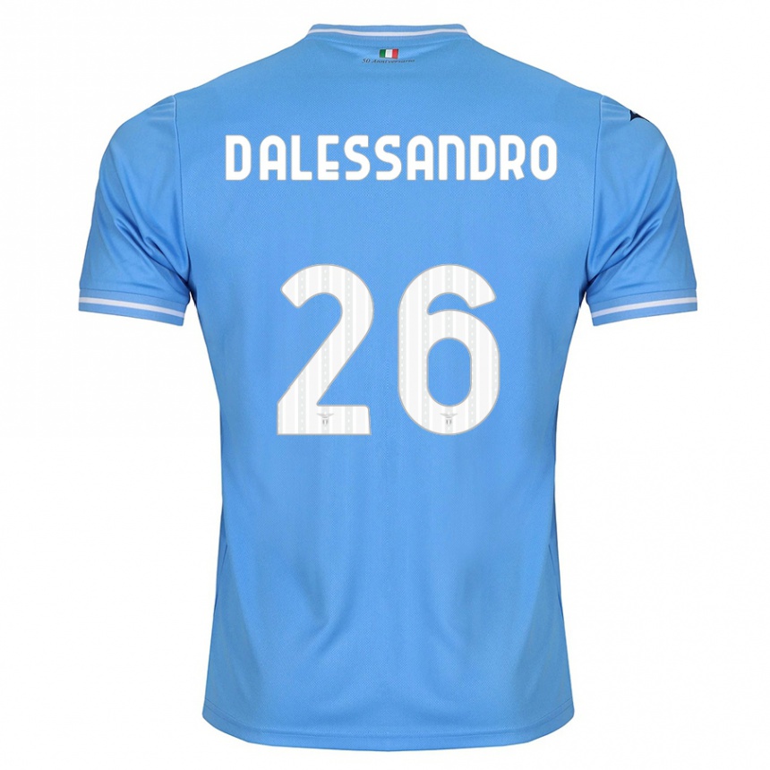Vaikiškas Mattya D'alessandro #26 Mėlyna Namų Marškinėliai 2023/24 T-Shirt