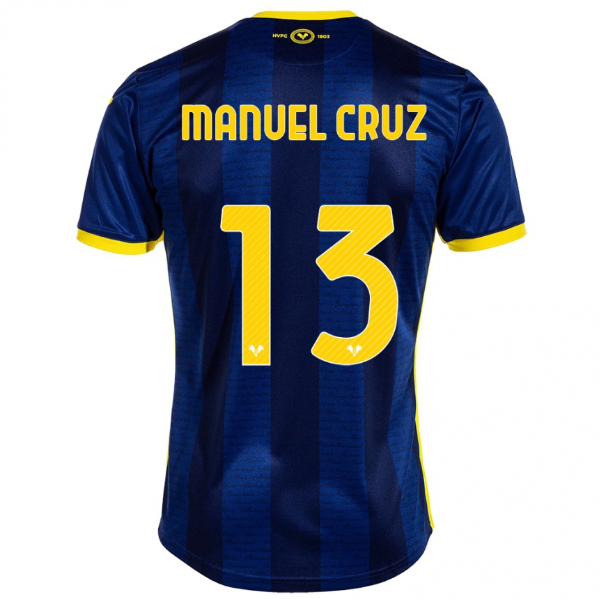 Vaikiškas Juan Manuel Cruz #13 Karinis Jūrų Laivynas Namų Marškinėliai 2023/24 T-Shirt