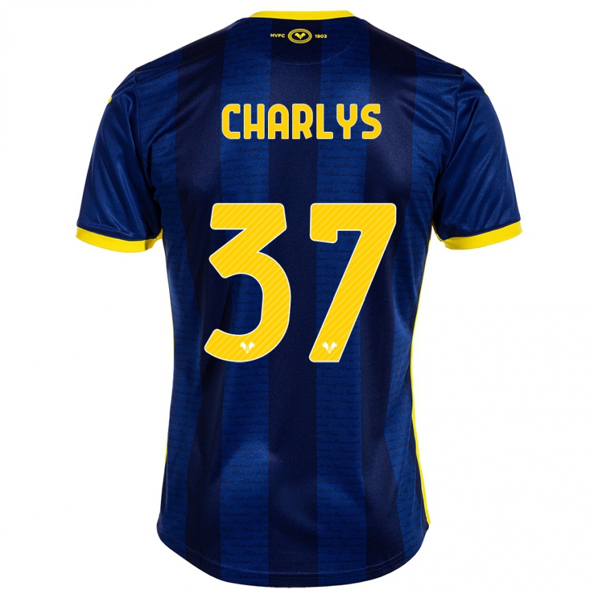 Vaikiškas Charlys #37 Karinis Jūrų Laivynas Namų Marškinėliai 2023/24 T-Shirt