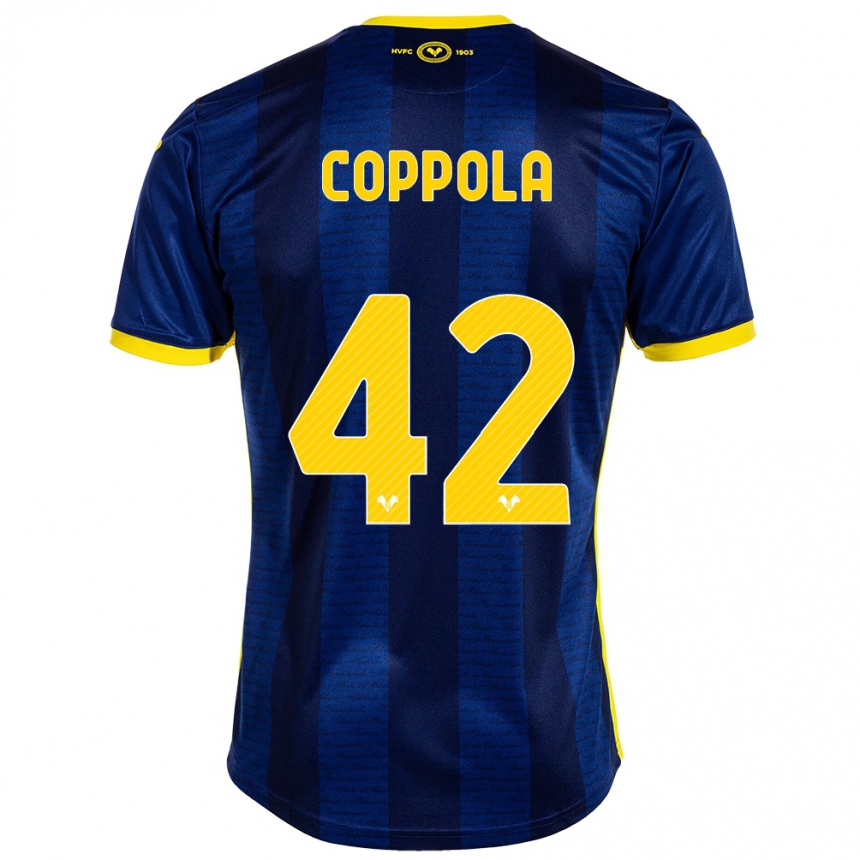 Vaikiškas Diego Coppola #42 Karinis Jūrų Laivynas Namų Marškinėliai 2023/24 T-Shirt