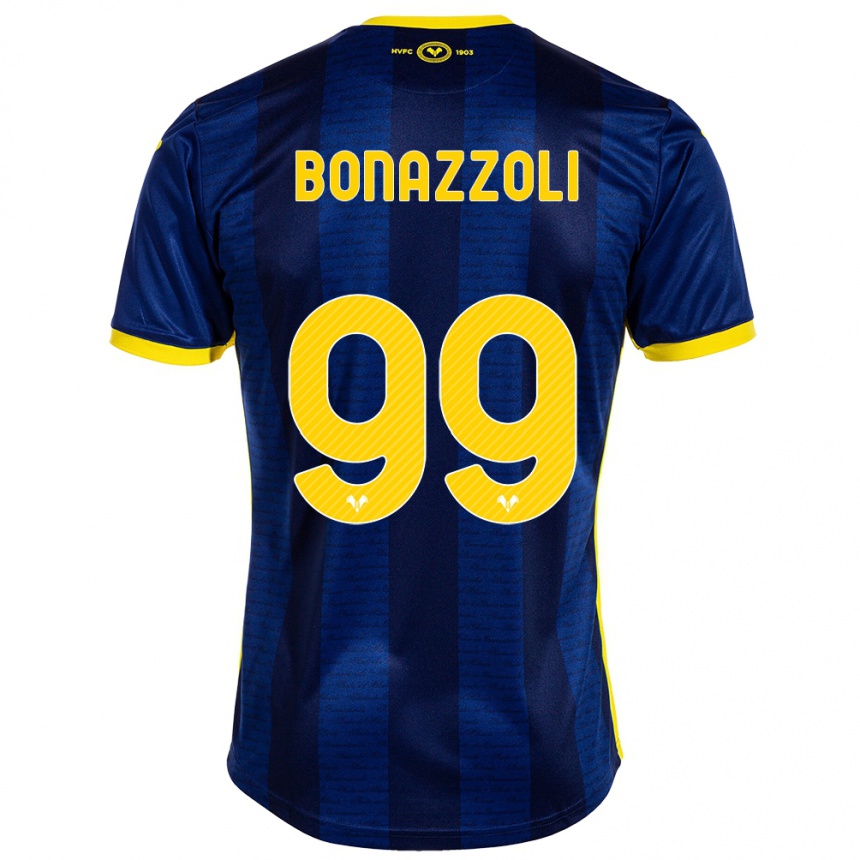 Vaikiškas Federico Bonazzoli #99 Karinis Jūrų Laivynas Namų Marškinėliai 2023/24 T-Shirt