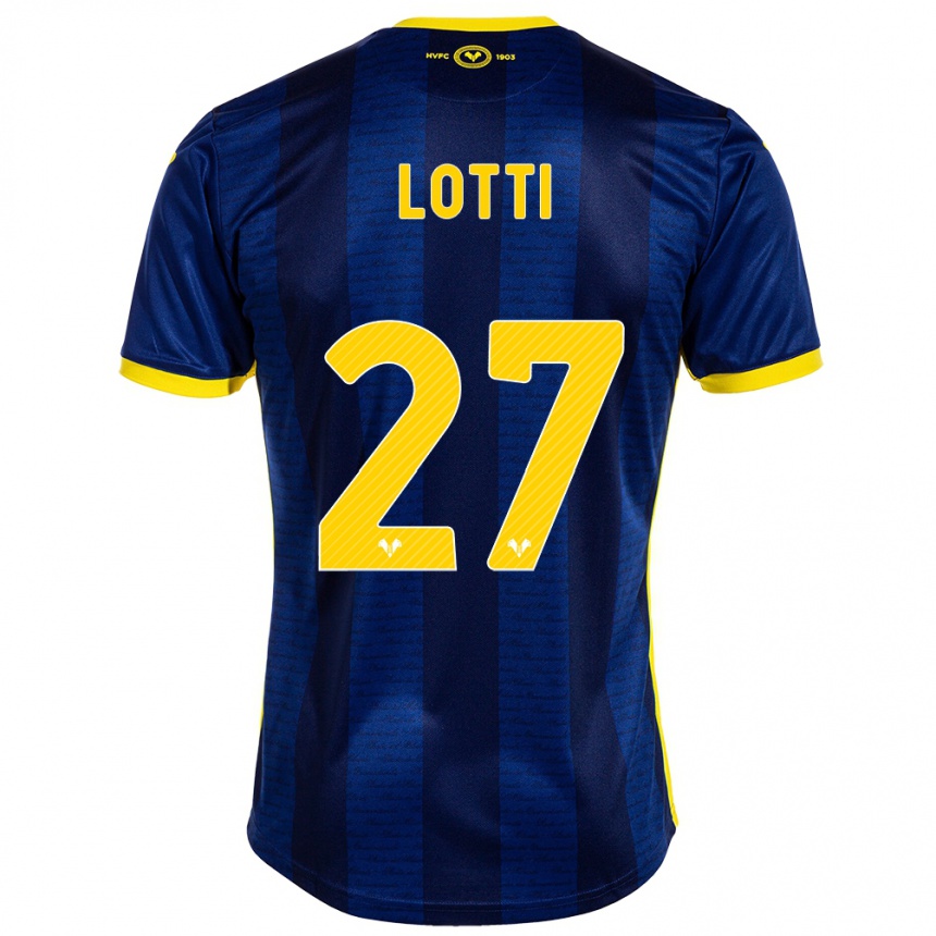 Vaikiškas Irene Lotti #27 Karinis Jūrų Laivynas Namų Marškinėliai 2023/24 T-Shirt