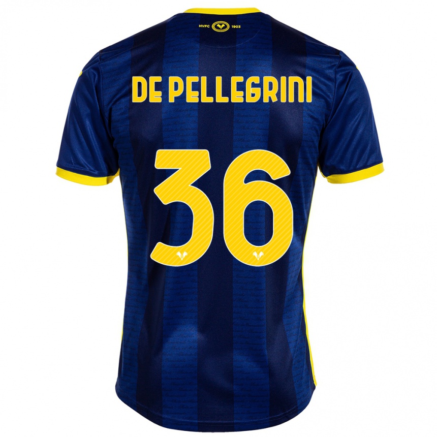 Vaikiškas Erika De Pellegrini #36 Karinis Jūrų Laivynas Namų Marškinėliai 2023/24 T-Shirt