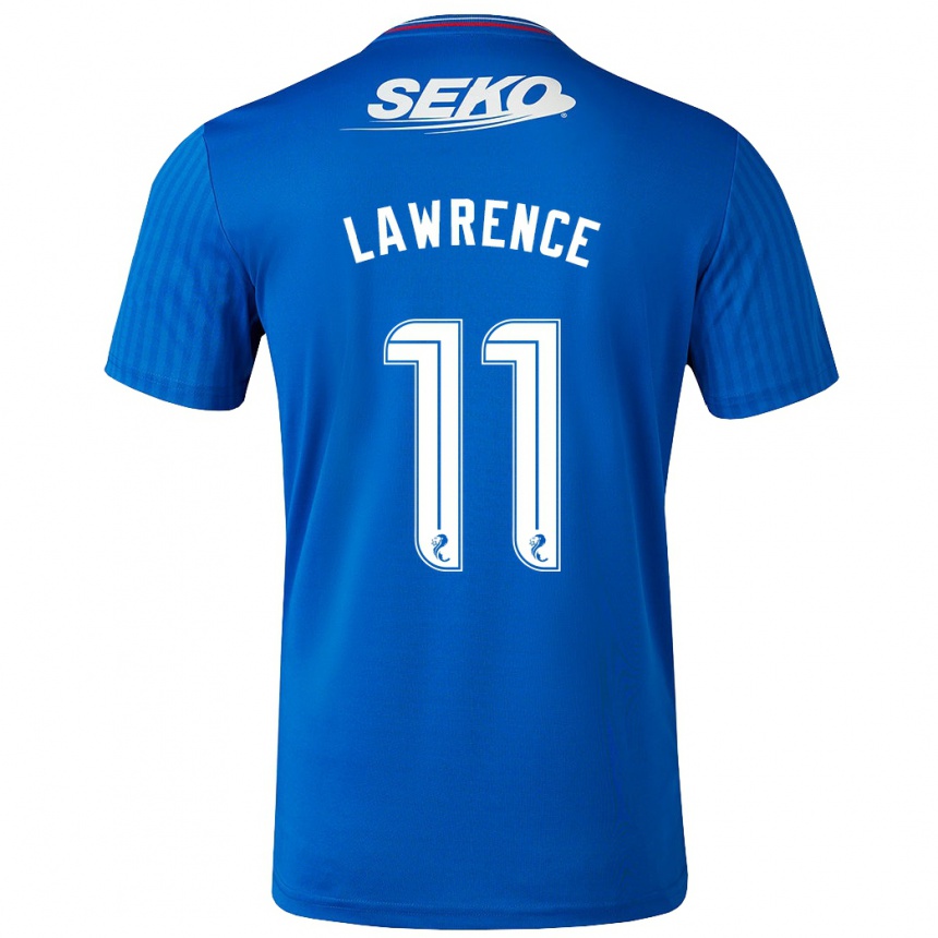 Vaikiškas Tom Lawrence #11 Mėlyna Namų Marškinėliai 2023/24 T-Shirt