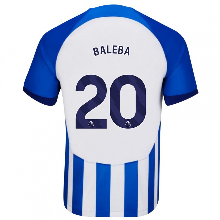 Vaikiškas Carlos Baleba #20 Mėlyna Namų Marškinėliai 2023/24 T-Shirt