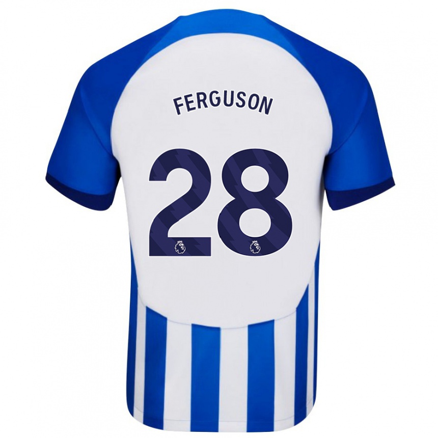 Vaikiškas Evan Ferguson #28 Mėlyna Namų Marškinėliai 2023/24 T-Shirt