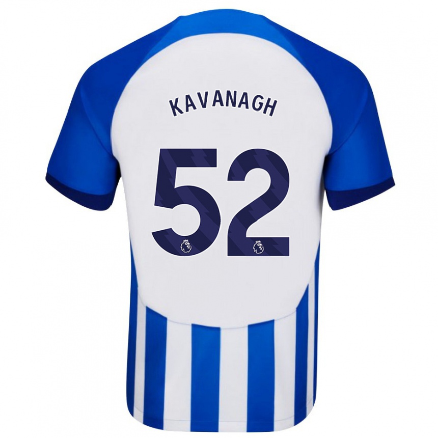 Vaikiškas Leigh Kavanagh #52 Mėlyna Namų Marškinėliai 2023/24 T-Shirt