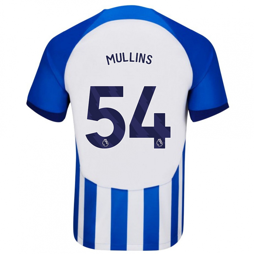 Vaikiškas Jamie Mullins #54 Mėlyna Namų Marškinėliai 2023/24 T-Shirt