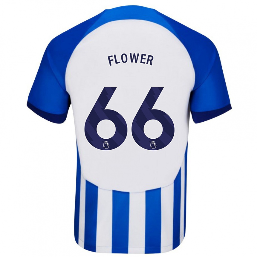 Vaikiškas Louis Flower #66 Mėlyna Namų Marškinėliai 2023/24 T-Shirt