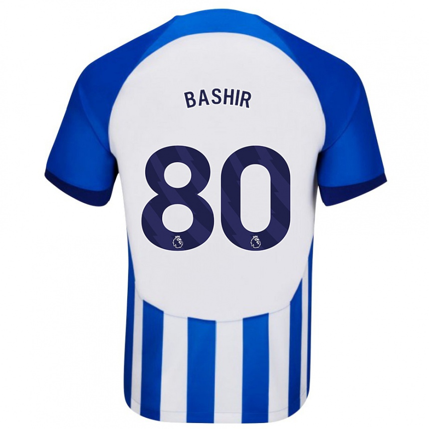 Vaikiškas Sahil Bashir #80 Mėlyna Namų Marškinėliai 2023/24 T-Shirt