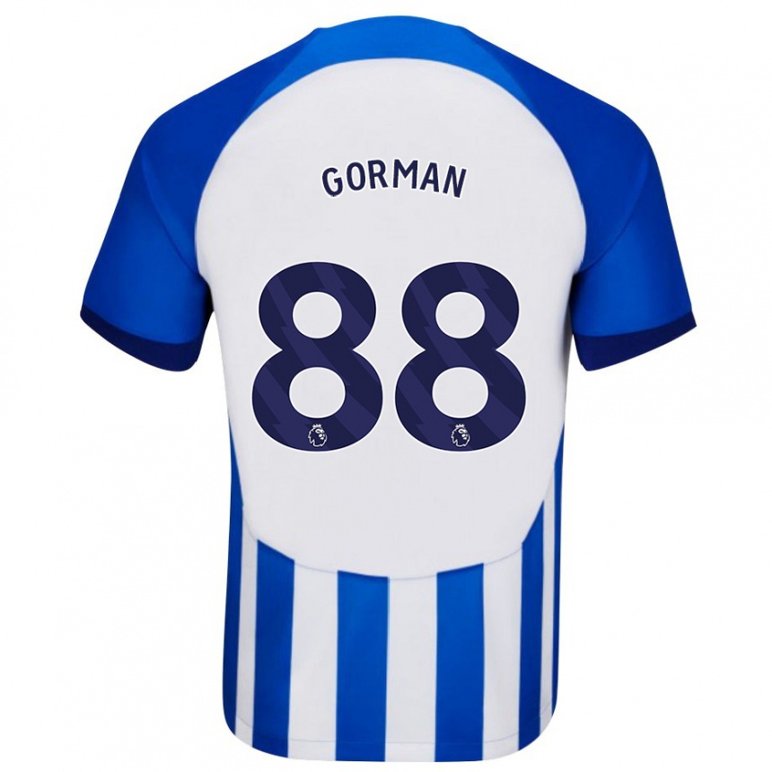 Vaikiškas Ronnie Gorman #88 Mėlyna Namų Marškinėliai 2023/24 T-Shirt